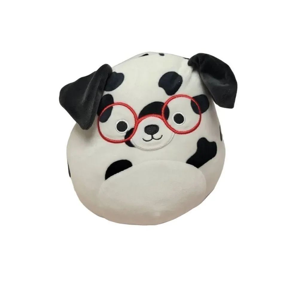 Squishmallows 8” Dustin the Dalmation Dog (Red Glasses)